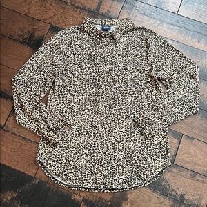 Daytrip brand Leopard Print Women's Blouse